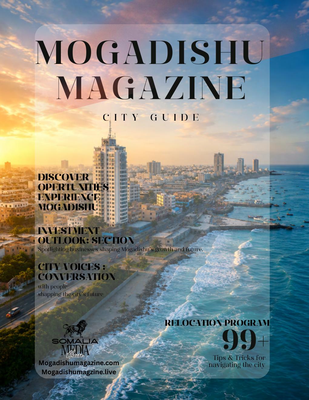 Cover of the Mogadishu City Magazine